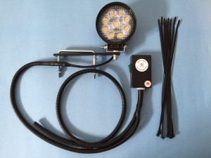 ROPS Lights New Holland / LS Tractor Single LED Worklight Kit